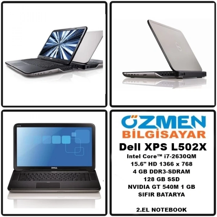 Dell XPS L502X Intel Core i7 2670QM NOTEBOOK