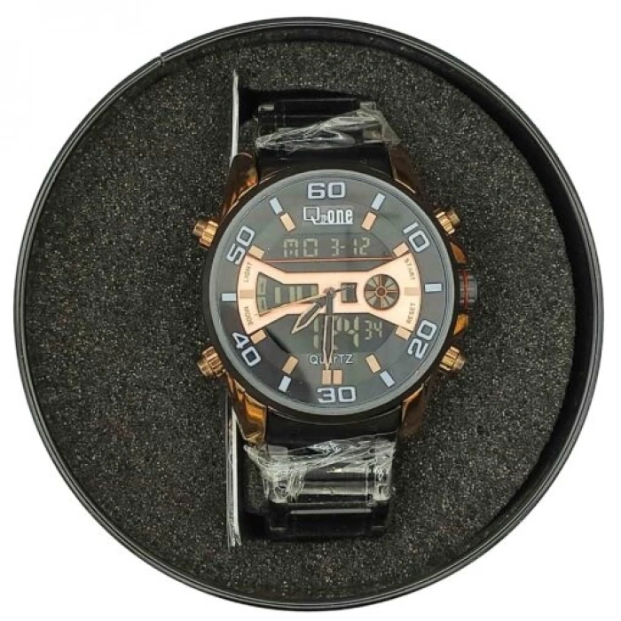 Dijital Analog Metal Erkek Kol Saati MT-104