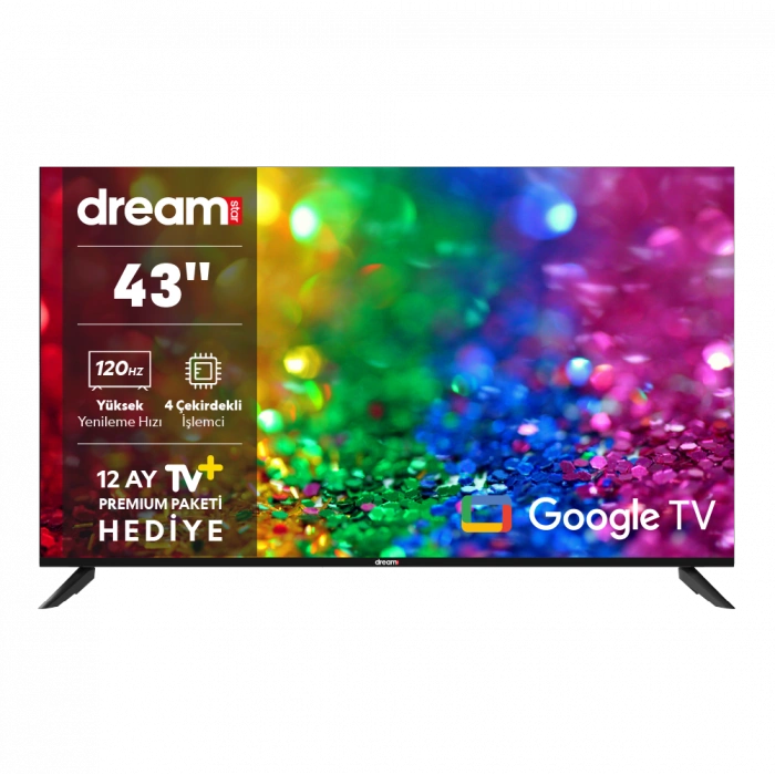 DREAMSTAR – 43” (109 cm Ekran) Full HD Frameless Google TV Televizyon