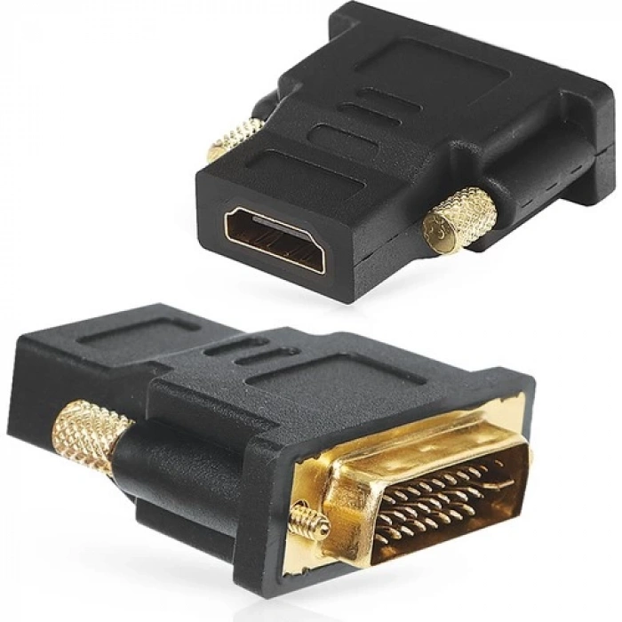 DVI 24+5 Erkek - HDMI Dişi Çevirici Adaptör