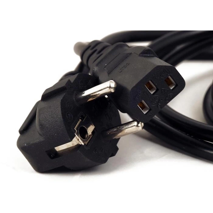 Ekstra Kalın Standart PC Bilgisayar/Monitor Güç Kablosu Power Kablo 1.5m