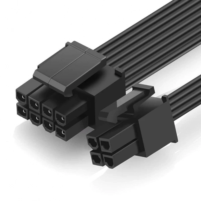 EPS 12V CPU Dişi To ATX 8+4 Pin Power Supply Çevirici Dönüştürücü Adaptör Kablosu