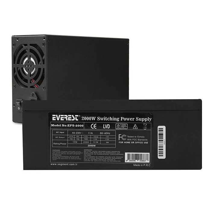 Everest EPS-2000 2000W İki Fanlı Bitcoin Mining Power Supply