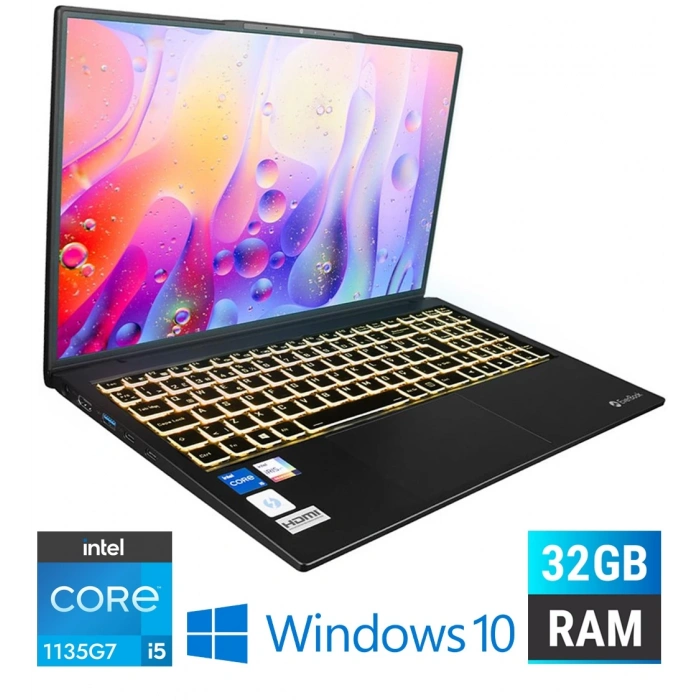 Everest EVERBOOK EB-15R Core i5 1135G7 32GB 500GB NVME 15.6 FHD IPS Türkçe Q Win10 Home Notebook