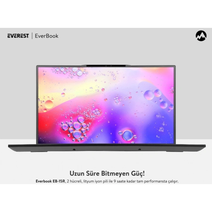 Everest EVERBOOK EB-15R Core i5 1135G7 32GB 500GB NVME 15.6 FHD IPS Türkçe Q Win10 Home Notebook
