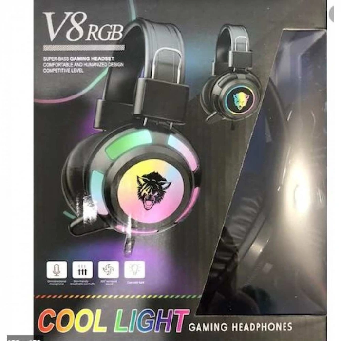 F15 IŞIKLI RGB OYUNCU PORTATİF KULAKLIK LEDLİ
