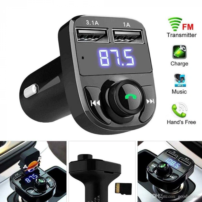 FM transmitter, bluetooth, mp3, USB, SD & AUX