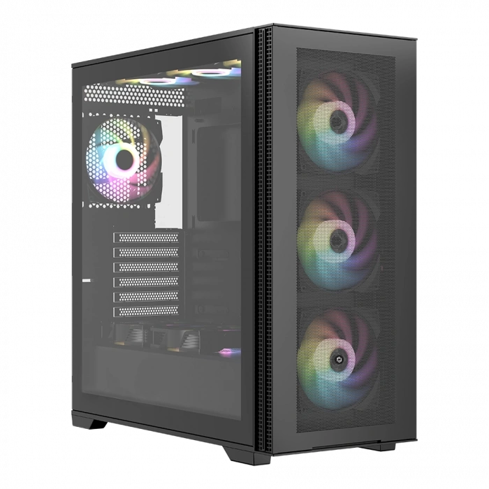 FRISBY FC-9535G 650W 80+ USB3.0 4x12CM RGB FAN MID TOWER SIYAH KASA