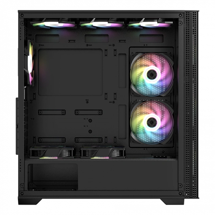 FRISBY FC-9535G 650W 80+ USB3.0 4x12CM RGB FAN MID TOWER SIYAH KASA