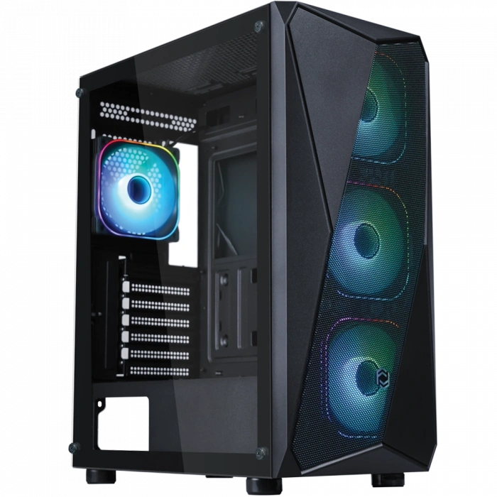 FRISBY FX-100 600W 80+ BRONZE USB3.0 4x12CM ARGB FAN SIYAH ATX KASA