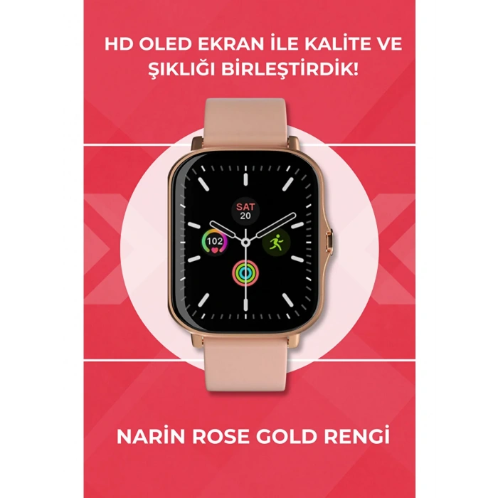 G9 Mini 3 Kordonlu Bileklik Hediyeli Kadın Akıllı Saat Arama Konuşma Siri Hediye Akıllı Saatler Watch 9 8 7