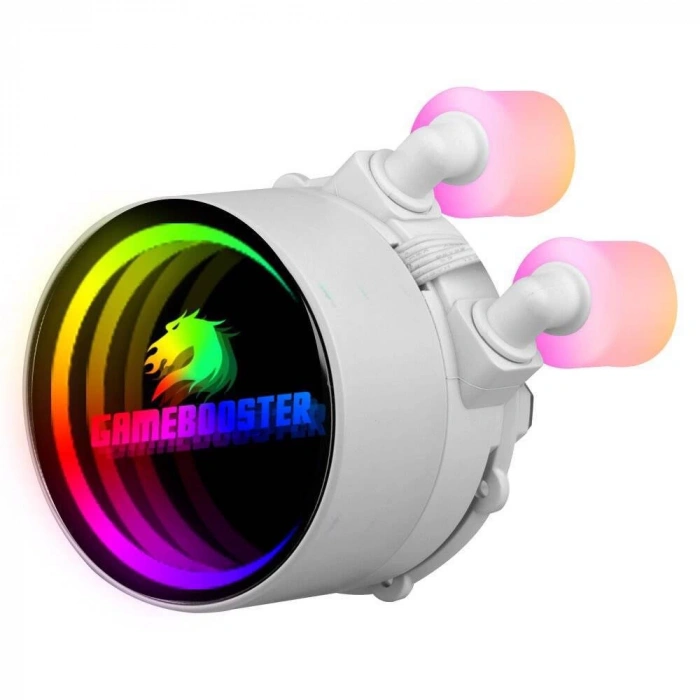 GAMEBOOSTER INFINITY 240WE ARGB FAN 2x12CM INTEL 1700P/AM5 UYUMLU SIVI SOGUTUCU