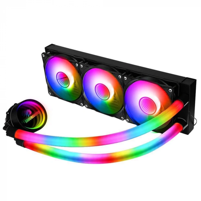GAMEBOOSTER INFINITY 360BE ARGB FAN 3x12CM INTEL 1700P/AM5 UYUMLU SIVI SOGUTUCU
