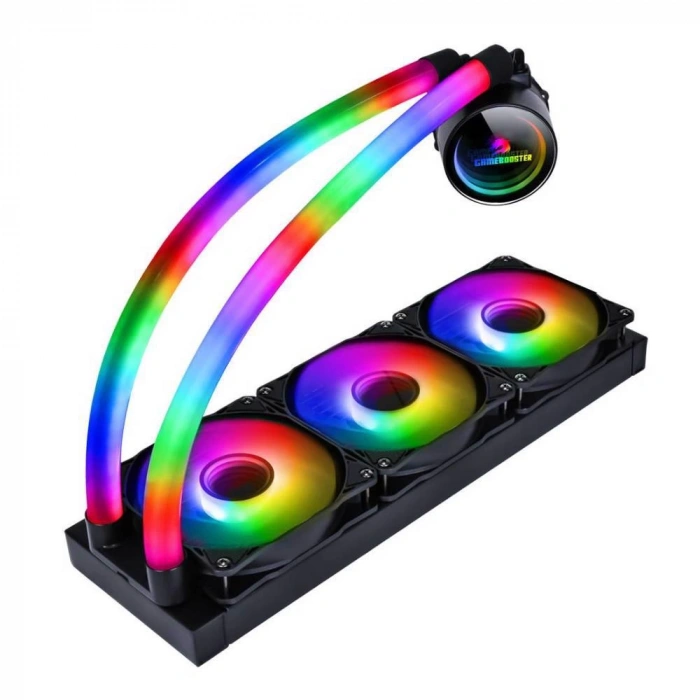GAMEBOOSTER INFINITY 360BE ARGB FAN 3x12CM INTEL 1700P/AM5 UYUMLU SIVI SOGUTUCU