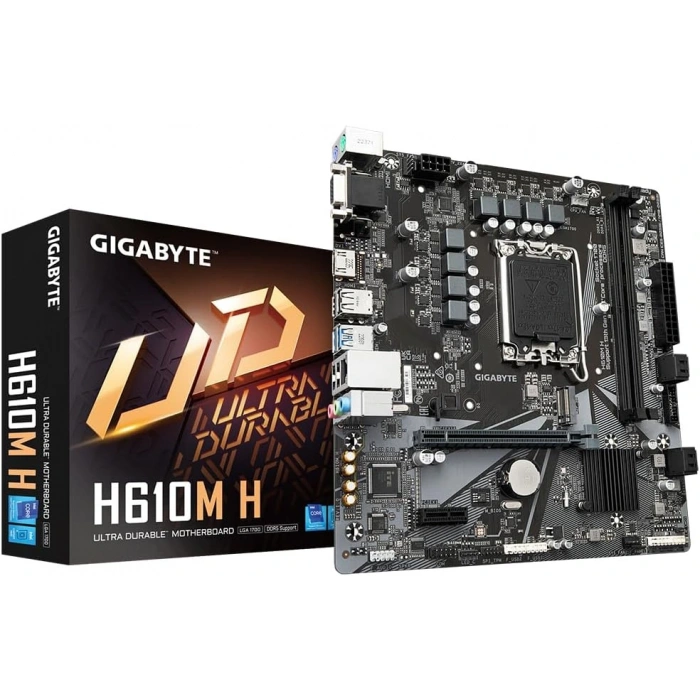 GIGABYTE H610M-H V2 1700P DDR5 SES GLAN HDMI/VGA SATA3 USB3.2 mATX