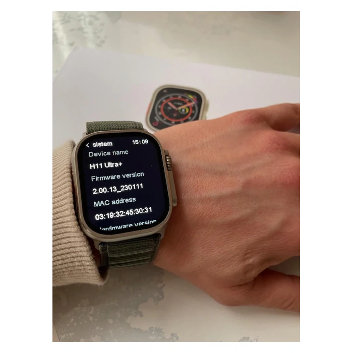H11 Ultra Plus Akıllı Saat 49M 2.0 İnç
