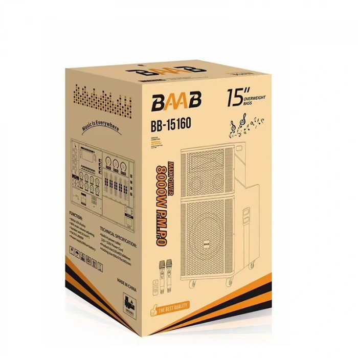 HADRON BB15160 BLUETOOTH SPEAKER BAS 15 ALTO4x2 535*457*940mm