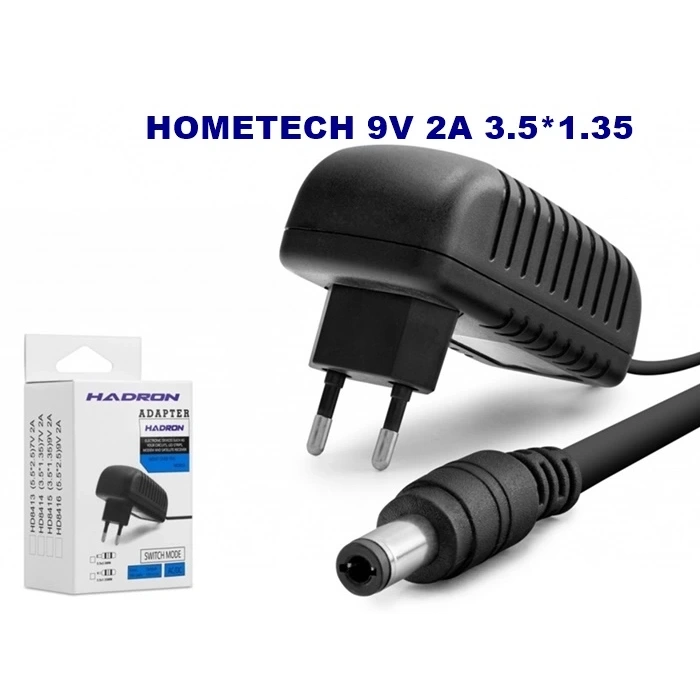 HADRON HD8415 ADAPTÖR MODEM TABLET 9V 2A 3.5*1.35 HOMETECH