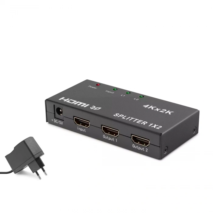 HADRON HDX1295 SPLITTER HDMI 4K 1 GİRİŞ 2 ÇIKIŞ