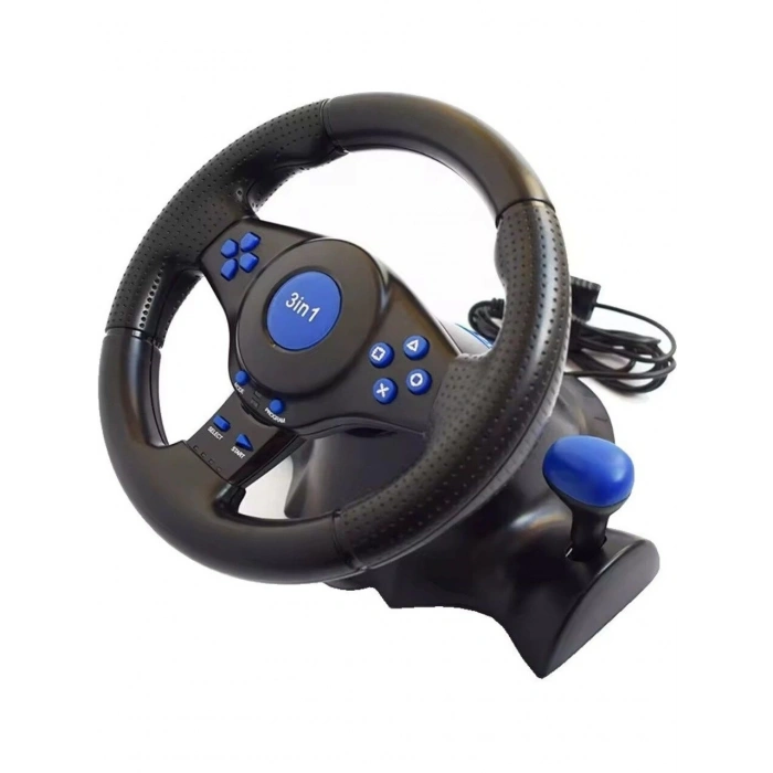 Hadron VW9803 Oyun Direksiyon Seti Ps3 & Ps2 & Pc Uyumlu