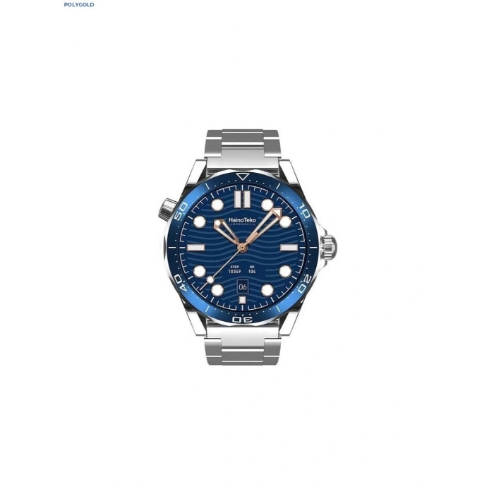 Haino Teko RW-48 Amoled Ekran 47MM 3 Kordonlu Akıllı Saat (Deri Silikon Çelik)