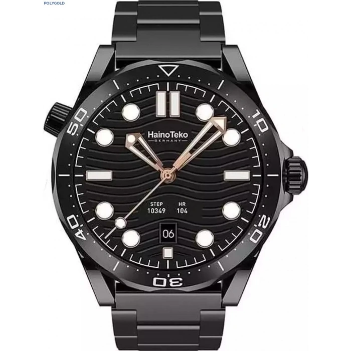 Haino Teko RW-48 Amoled Ekran 47MM 3 Kordonlu Akıllı Saat (Deri Silikon Çelik)