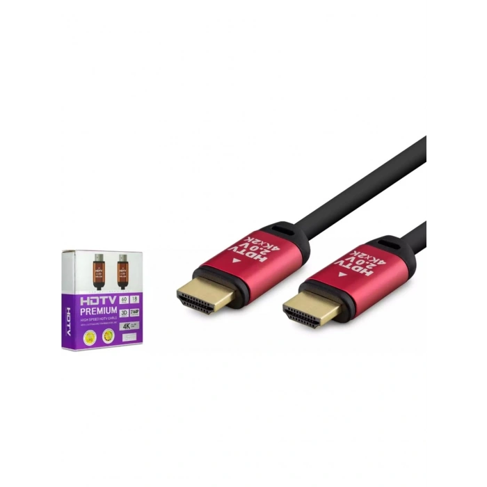 Hdmi Kablo Pvc 4K Od8.0 5M Siyah