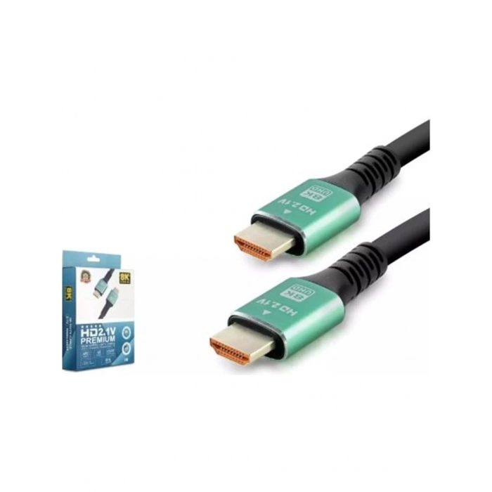 Hdmi Kablo Pvc 8K 60Hz 2.1V Optıc Od8.0 3M Siyah