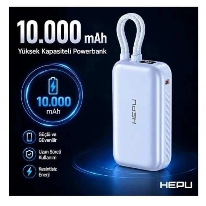 HEPU HP-AP01 10.000 mAh Qualcomm Quick Charge 3.0 Powerbank