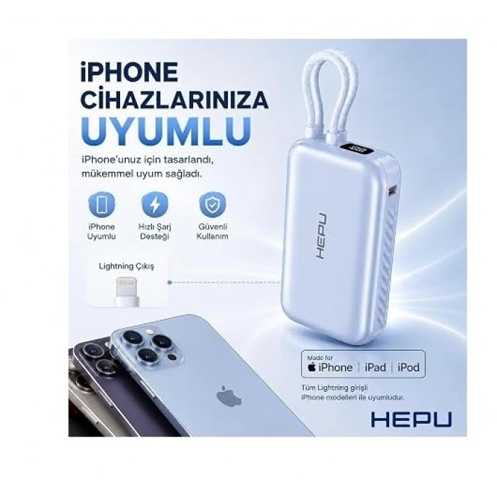 HEPU HP-AP01 10.000 mAh Qualcomm Quick Charge 3.0 Powerbank