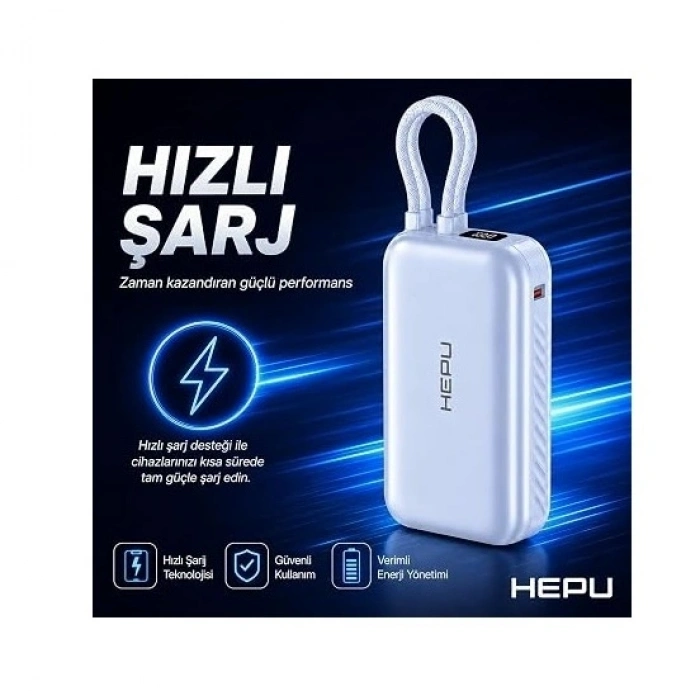 HEPU HP-AP01 10.000 mAh Qualcomm Quick Charge 3.0 Powerbank