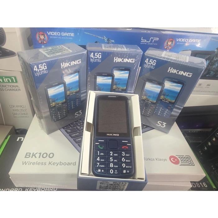Hiking S3 Tuşlu Android Telefon, Türkiyede Ilk Tuşlu Android Kamerasız Cep Telefonu