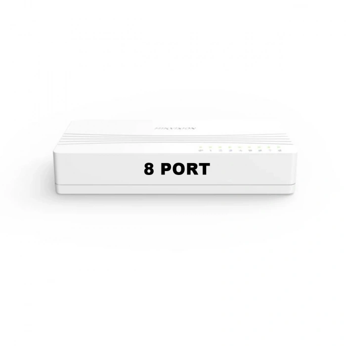 Hikvision DS-3E0108D-E 8 Port 10/100 Yönetilemez Switch