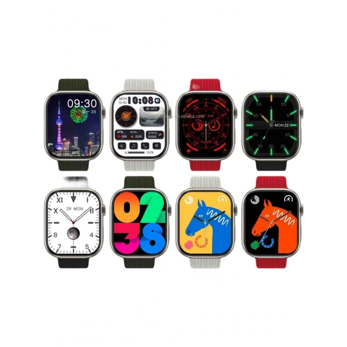 HK9 Pro Titanyum Amoled 45 MM Akıllı Saat