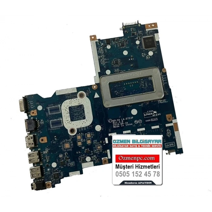 Hp 250-G4 250-G5 15-AY 15-AC 15-AF İ3-5005U SR244 Notebook Anakart BDL50 LA-D703P RE:3.0