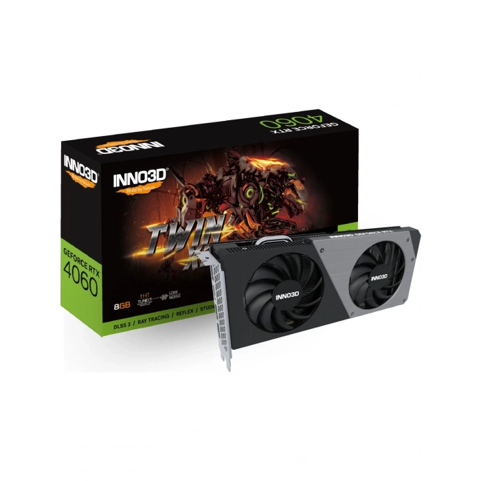 Inno3d RTX4060 TWIN X2 GDDR6 128BIT N40602-08D6-173051N 8GB EKRAN KARTI