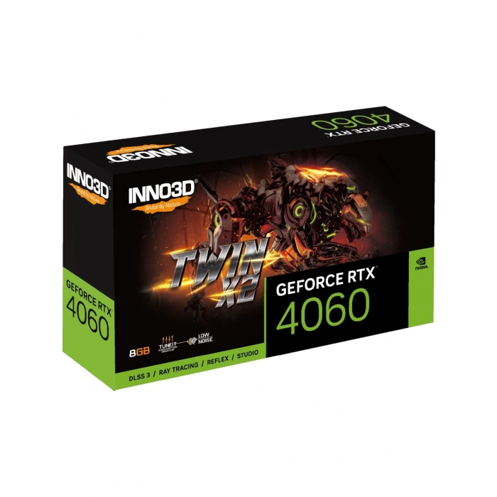 Inno3d RTX4060 TWIN X2 GDDR6 128BIT N40602-08D6-173051N 8GB EKRAN KARTI