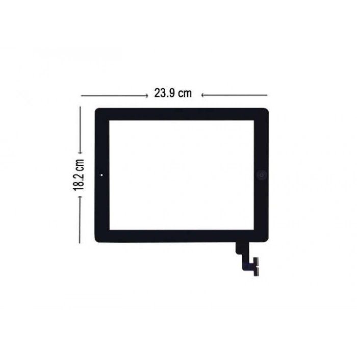 İPAD 2 A1396 DOKUNMATİK EKRAN - SİYAH