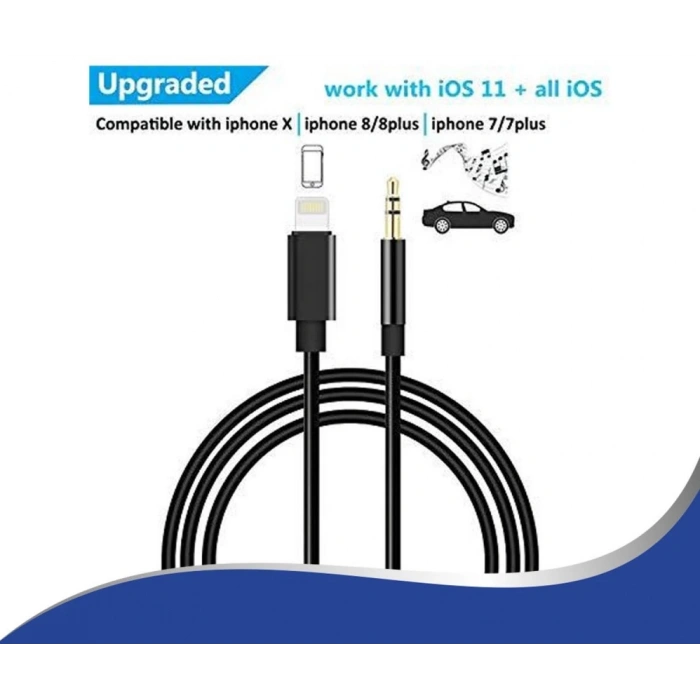 İPHONE-7-8 AUX KABLO TAK ÇALIŞTIR LİGHTNİNGH JH-023