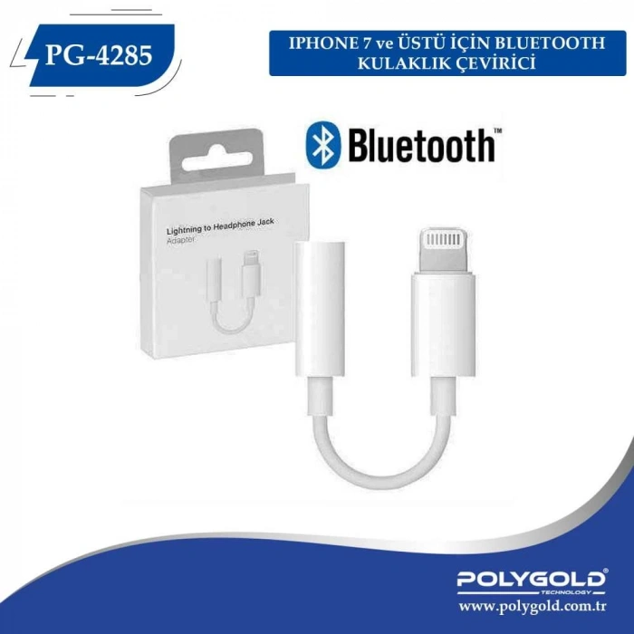 Iphone 7 ve Üstü İçin Bluetooth Kulaklık Çevirici