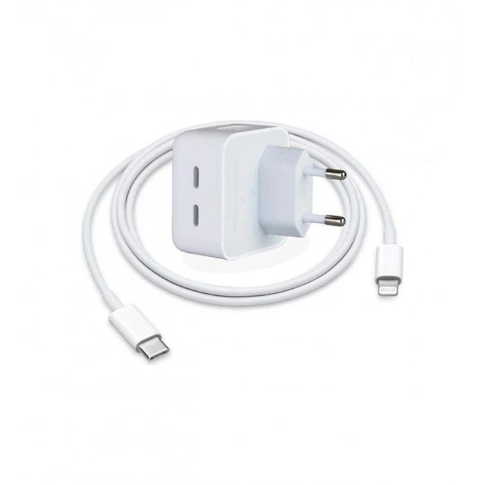 Iphone Şarj Aleti 35w Şarj Başlık Çift Usb-c Hızlı Şarj Cihazı Güç Adaptörü wksw35