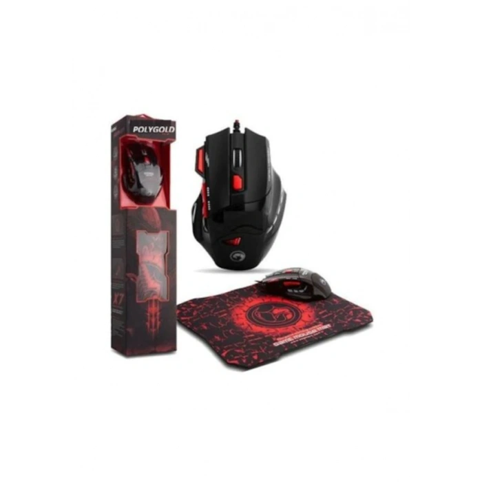 Kablolu Oyuncu Mouse ve Mouse Pad