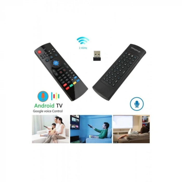 Kablosuz Klavye Mouse Smart Tv Box Pc Akıllı Kumanda Klavyeli Akıllı Tv Kumandası
