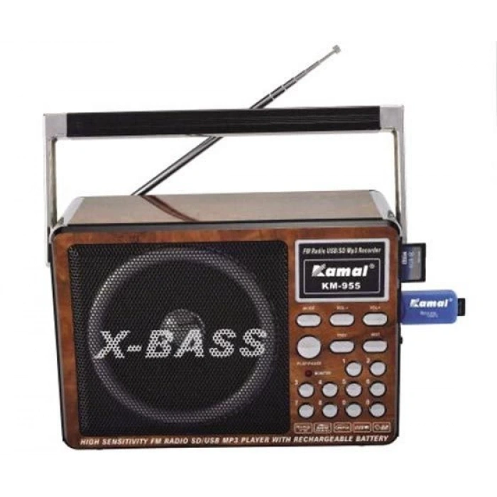 KAMAL KM-955 USB/SD/FM DESTEKLİ MP3 ÇALAR RADYO