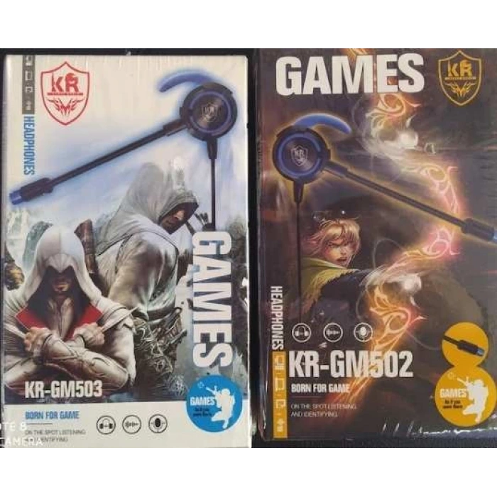 Karler KR-GM503 Kafa Bantlı 3.5mm Jack Girişli Mikrofonlu Gamer Oyuncu Kulaklık