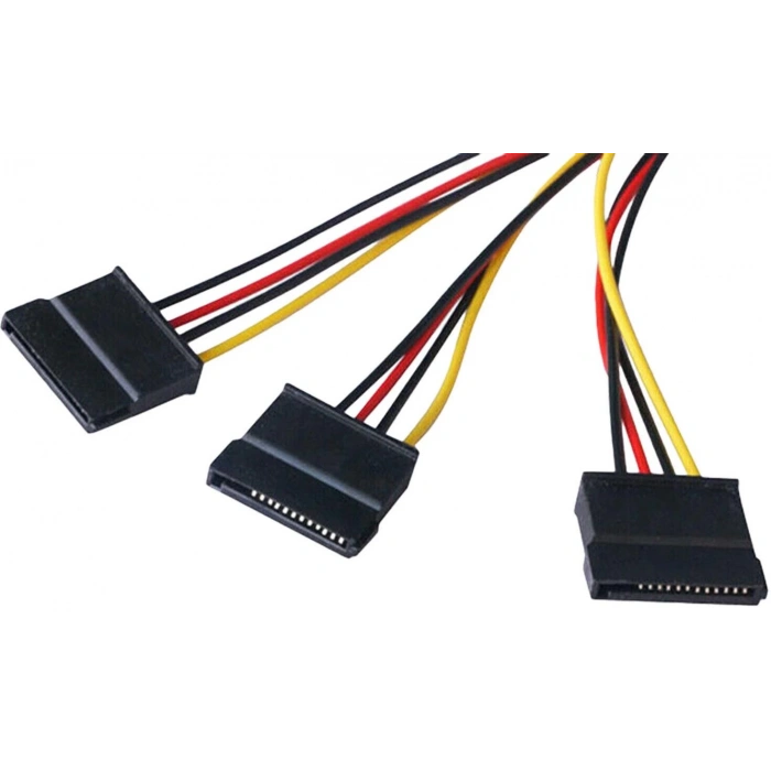 Kasa içi 3 Port ide Molex Sata Power Hdd 4 Pin Güç Kablosu