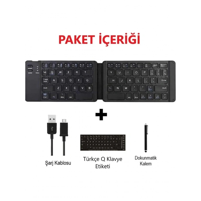 Katlanabilir Bluetooth Klavye pl-377