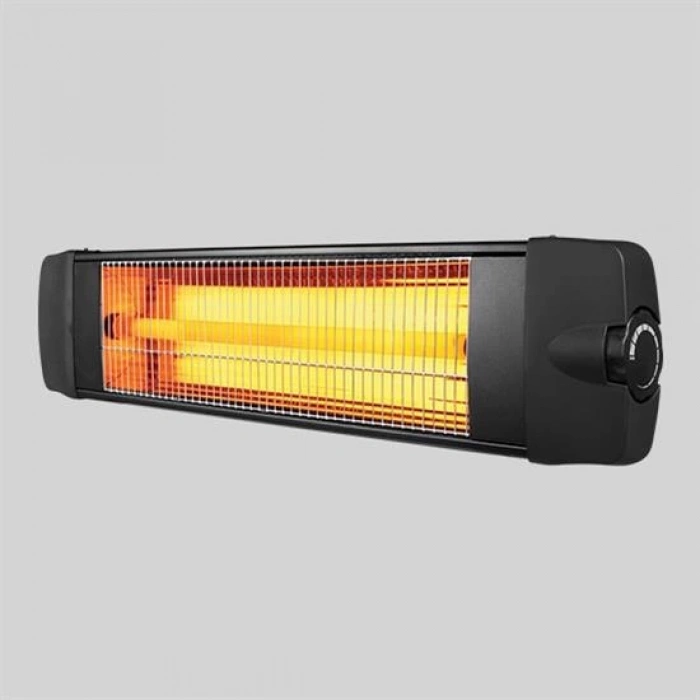 Kumtel CX-25 Zenon Infrared Isıtıcı Siyah (2500W)