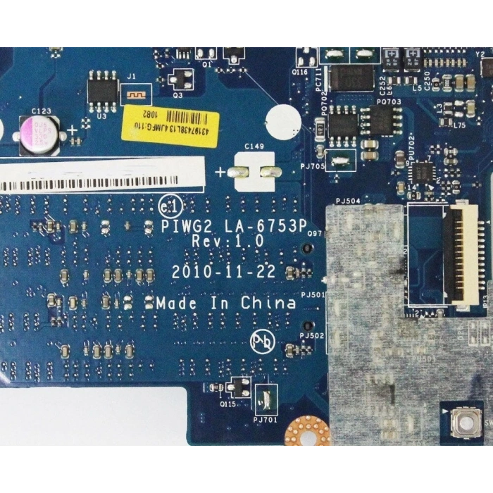 Lenovo G570 G575 Sök Tak işlemcili AMD Ekran Kartlı Notebook Anakart LA-6753P