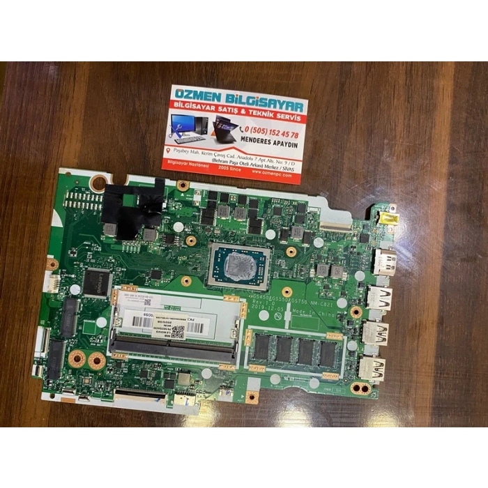 Lenovo Ideapad GS450 GS550 GS750 NM-C821 Notebook Anakart